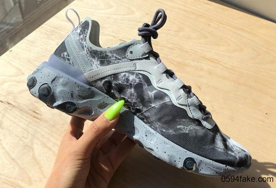 阴阳设计+大理石纹!Kendrick Lamar x Nike React Element 55全新联名即将发售!