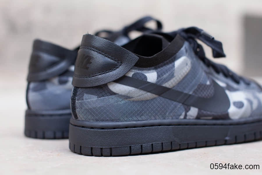 CDG x Nike Dunk Low更多实物图曝光!个性百搭!