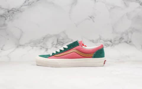 万斯Vans Style 36 OG公司级低帮马卡龙拼色权志龙小头系列拼色帆布滑板鞋广东原厂钢印完美包边 货号:VN0A3WM3TBZ