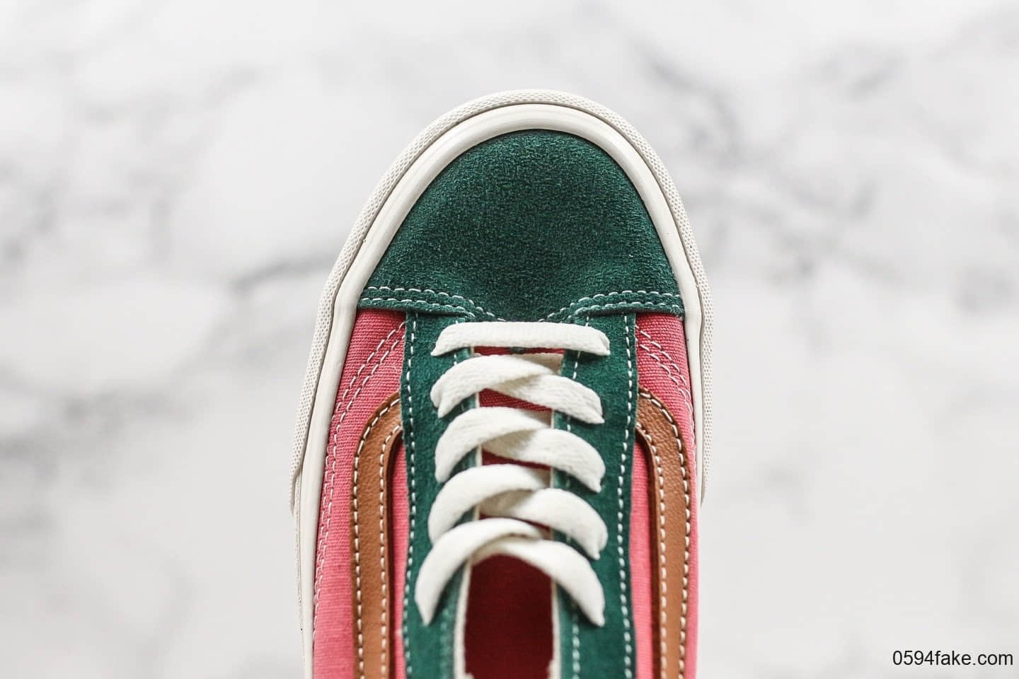 万斯Vans Style 36 OG公司级低帮马卡龙拼色权志龙小头系列拼色帆布滑板鞋广东原厂钢印完美包边 货号:VN0A3WM3TBZ