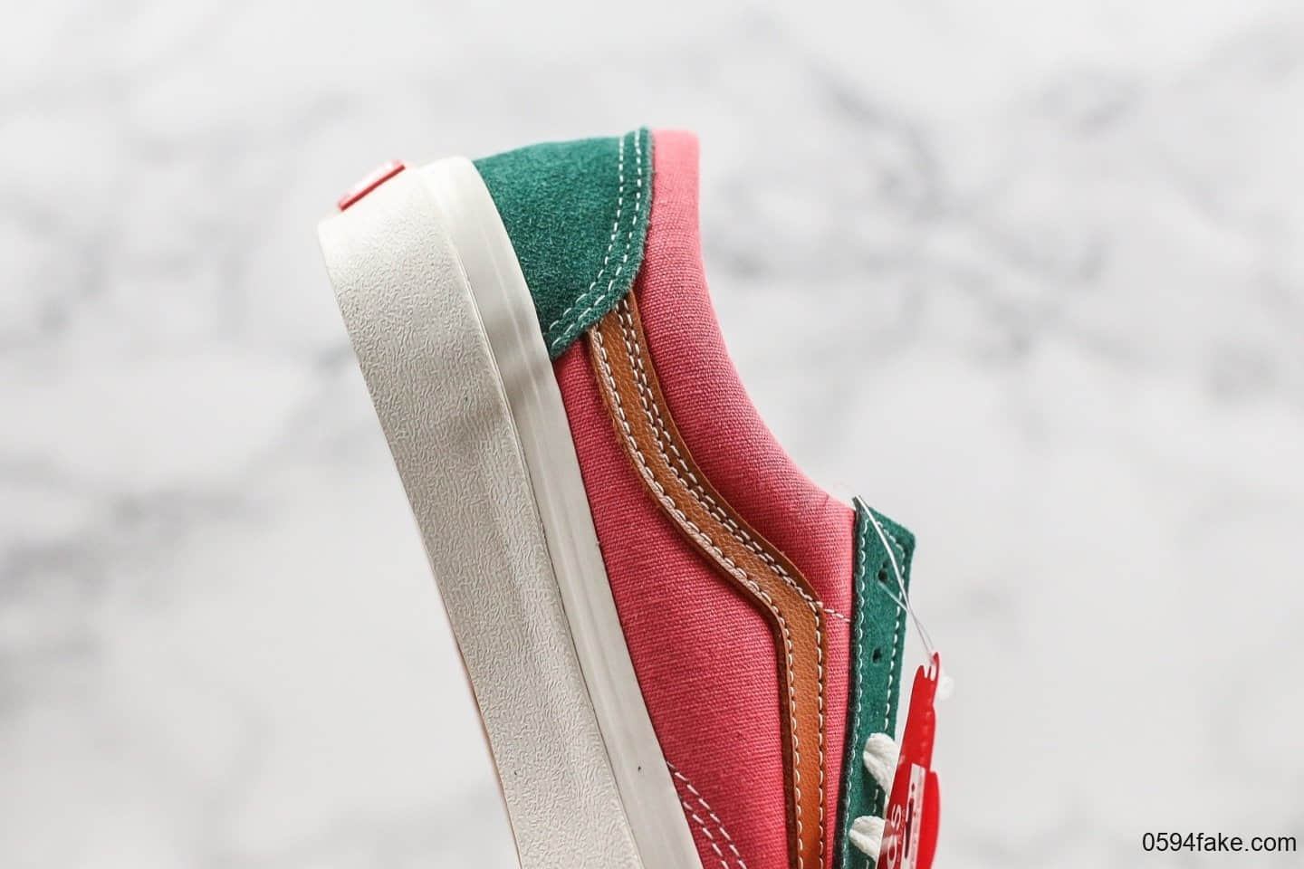 万斯Vans Style 36 OG公司级低帮马卡龙拼色权志龙小头系列拼色帆布滑板鞋广东原厂钢印完美包边 货号:VN0A3WM3TBZ