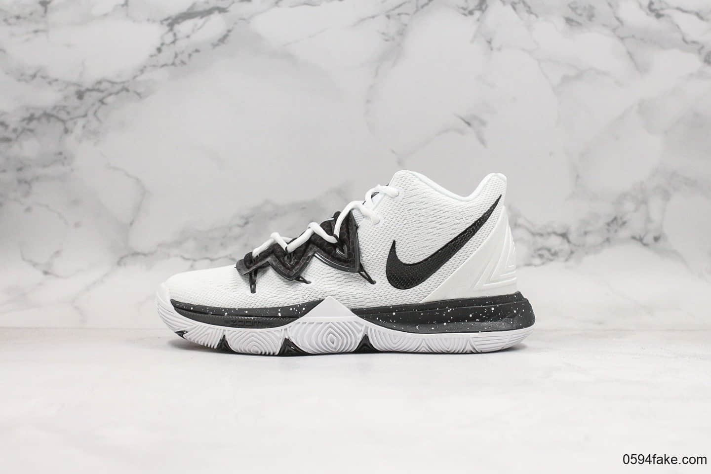 耐克Nike KYRIE 5 EP纯原版本欧文5代黑白奥利奥内置zoom气垫原盒原标正确原楦开模实战篮球鞋 货号:CN9519-100