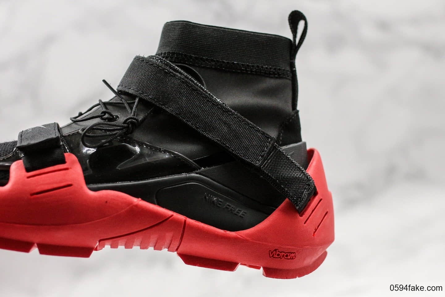 耐克Nike Free TR 3 SP Black Red xMMW联名款纯原版本机能袜子尼龙拉链中帮运动套底慢跑鞋尼龙布黑红 货号:AQ9200-001