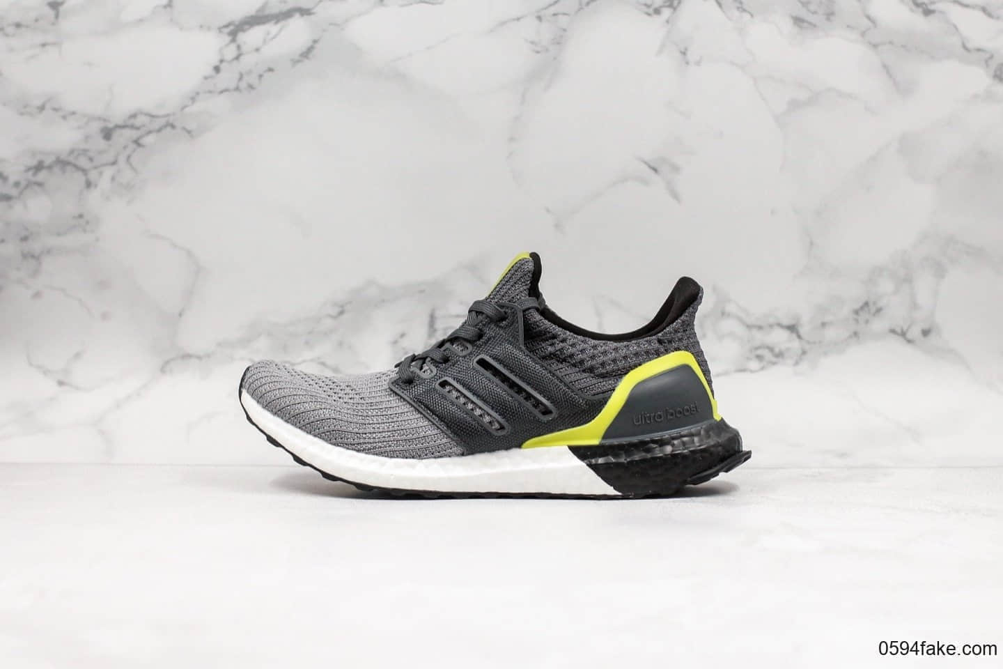 阿迪达斯Adidas Ultra Boost 4.0爆米花UB四代针织条纹灰绿配色纯原版本2019年秋季全新配色 货号:G54003