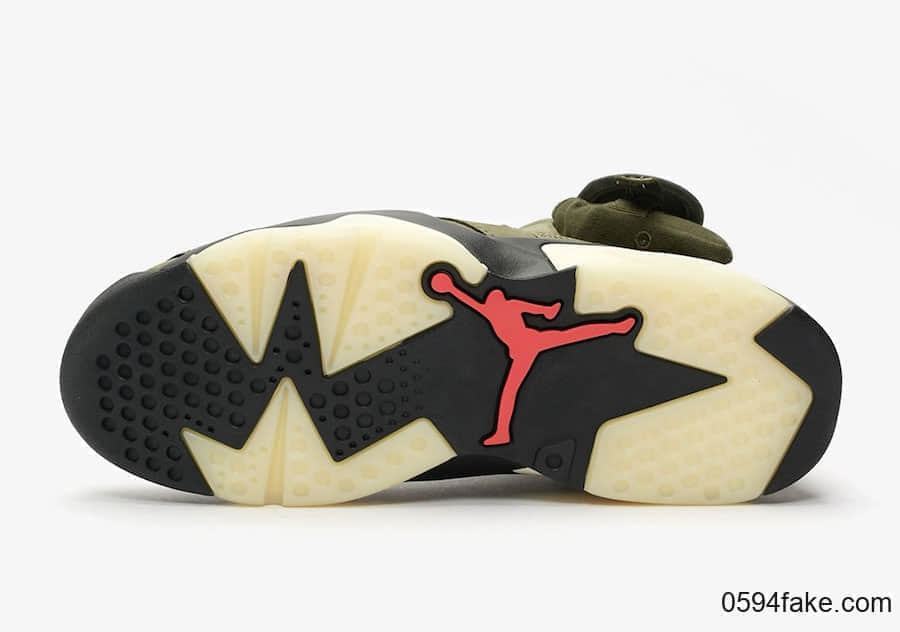 Travis Scott x Air Jordan 6“ Medium Olive”将于10月12日发售!全家族尺码都有!
