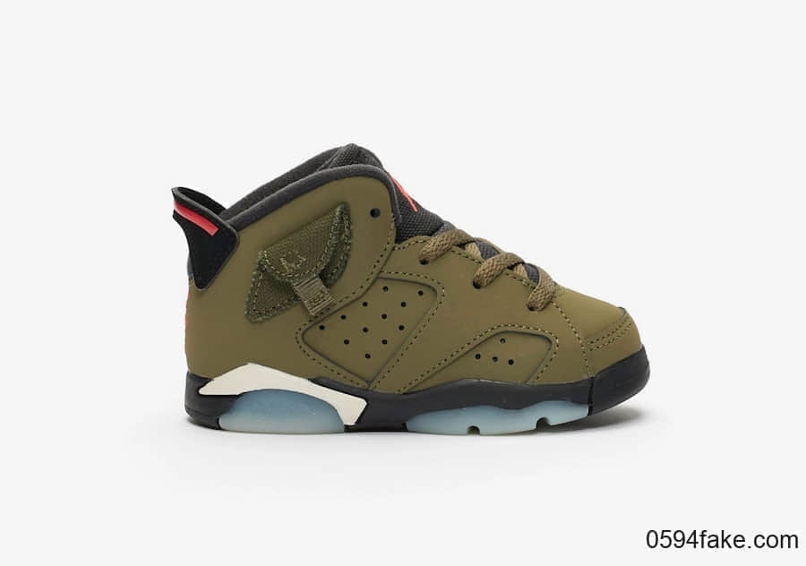 Travis Scott x Air Jordan 6“ Medium Olive”将于10月12日发售!全家族尺码都有!