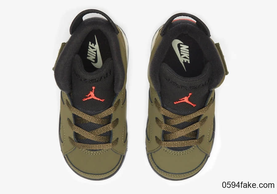 Travis Scott x Air Jordan 6“ Medium Olive”将于10月12日发售!全家族尺码都有!