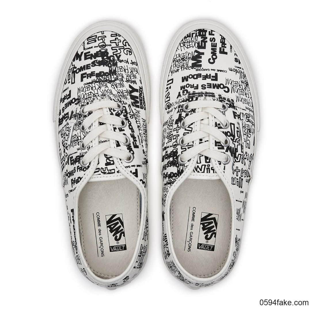 简约个性!CDG x Vans Authentic新品你冲不冲!