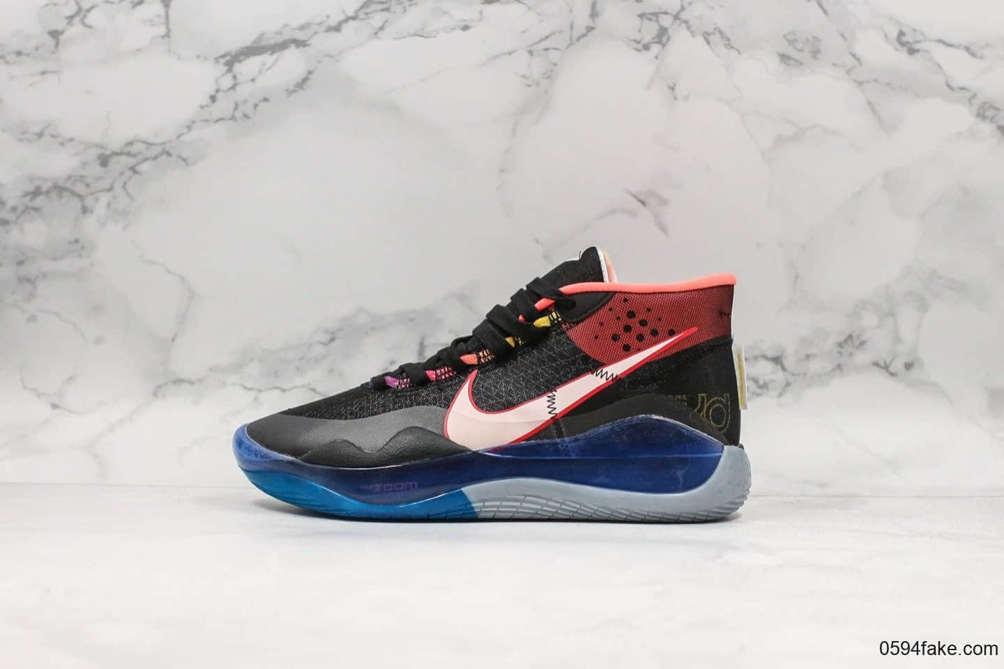 耐克Nike Zoom KD12 EP SJX纯原版本杜兰特12代男子实战篮球鞋搭载了全新四向飞线鞋面+双层Zoom的豪华科技配置 货号:AR4230-901