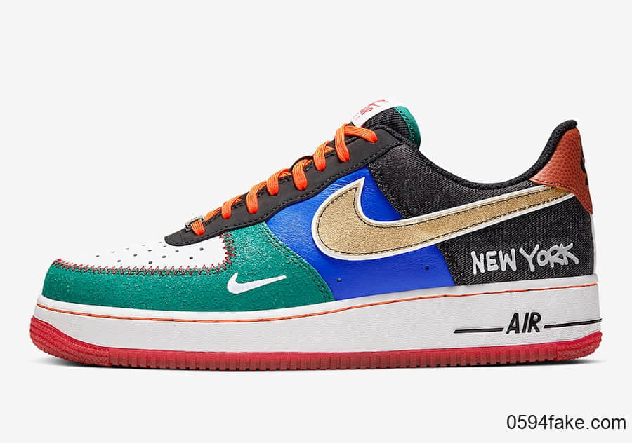 又一款吸睛利器!Nike Air Force 1 Low“ What the NYC”将于10月17日发售! 货号:CT3610-100