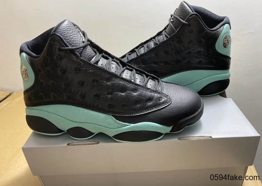 颜值在线!质感出众!这双Air Jordan 13“ Island Green”你爱了吗? 货号:414571-030