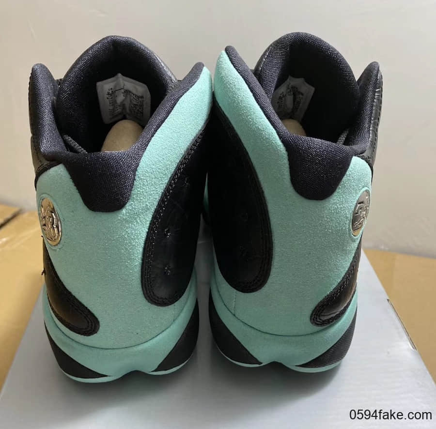 颜值在线!质感出众!这双Air Jordan 13“ Island Green”你爱了吗? 货号:414571-030
