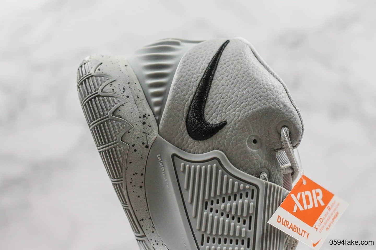 耐克Nike Kyrie 6 EP欧文6灰色纯原版本独家私模独家内置RFID防伪芯片内置ZOOM TURBO气垫 货号：BQ9377-101