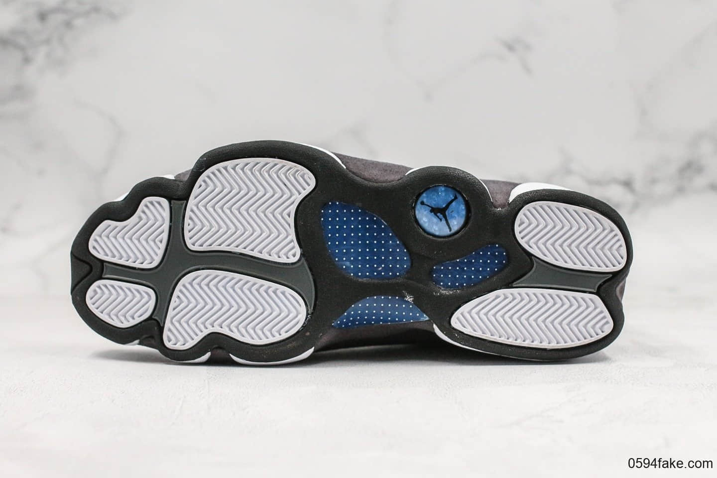 乔丹Air Jordan 13「Flint」AJ13海军蓝纯原版本回归款鞋底真碳板加持中底内置气垫原数据匹配色卡 货号:414571-401