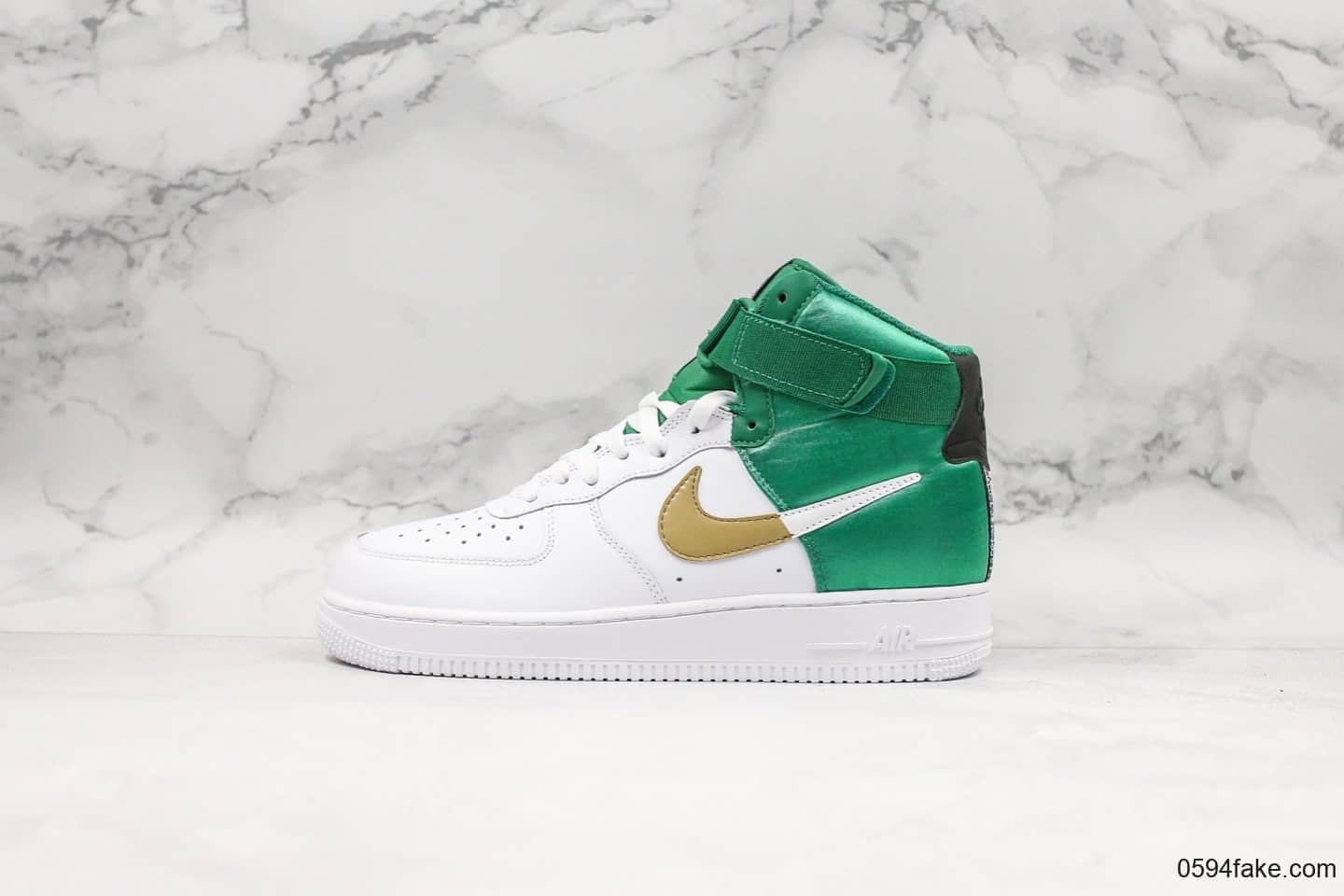 耐克Nike Air Force 1 '07 LV8 High纯原版本高帮空军一号休闲板鞋NBA限定湖人快船丝绸 货号:BQ4591-100