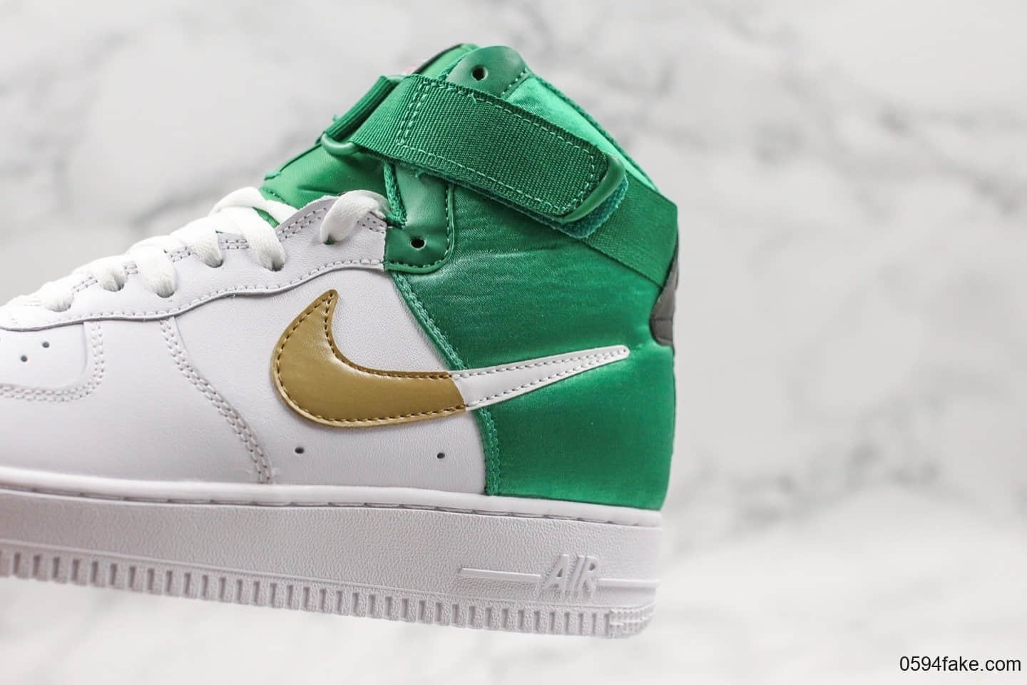 耐克Nike Air Force 1 '07 LV8 High纯原版本高帮空军一号休闲板鞋NBA限定湖人快船丝绸 货号:BQ4591-100