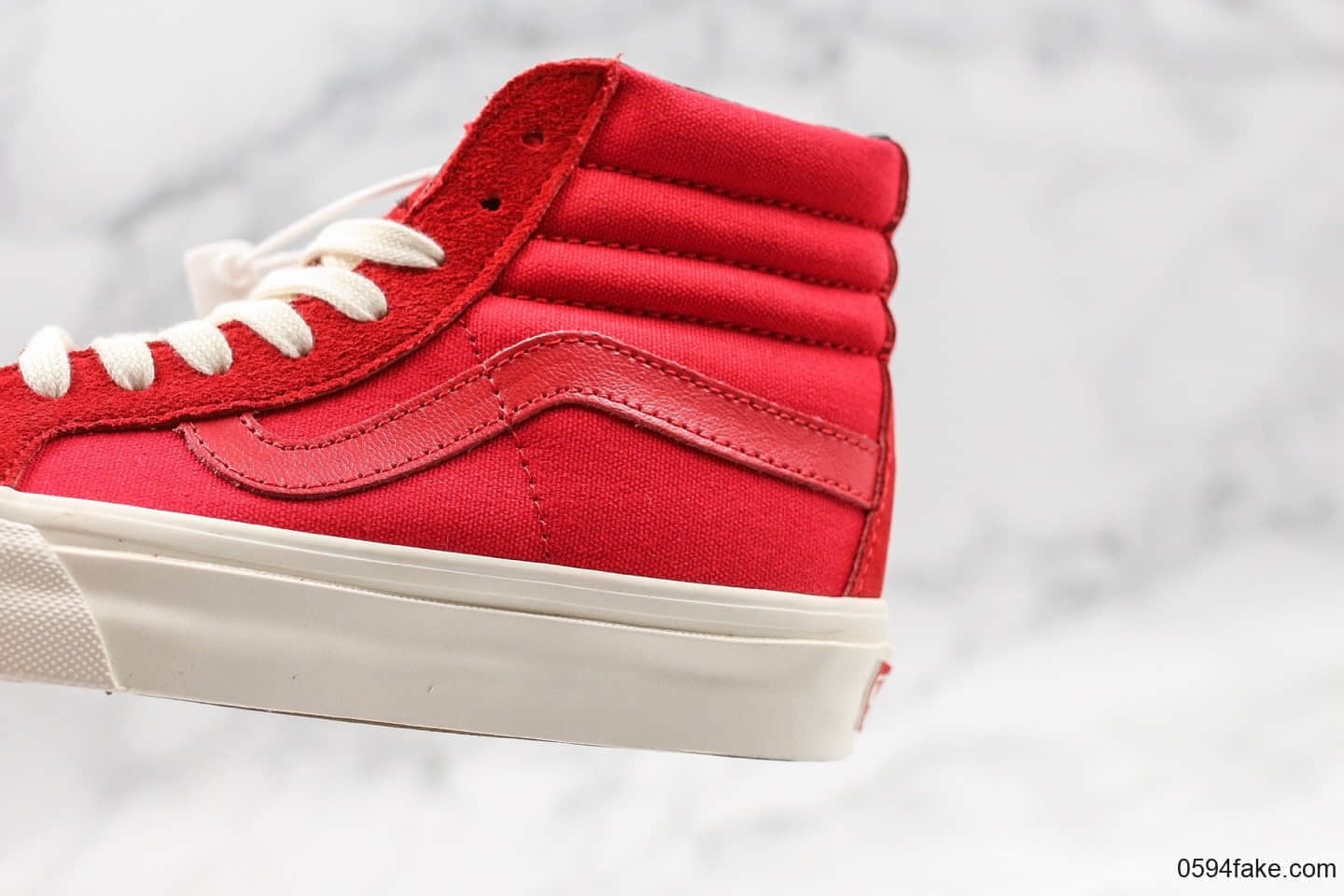 万斯VANS SK8-Hi Style 138 LX Vault公司级版本鸳鸯棋盘红格高帮半月包头硫化板鞋小红书爆款 货号:VN0A3DP9VQC