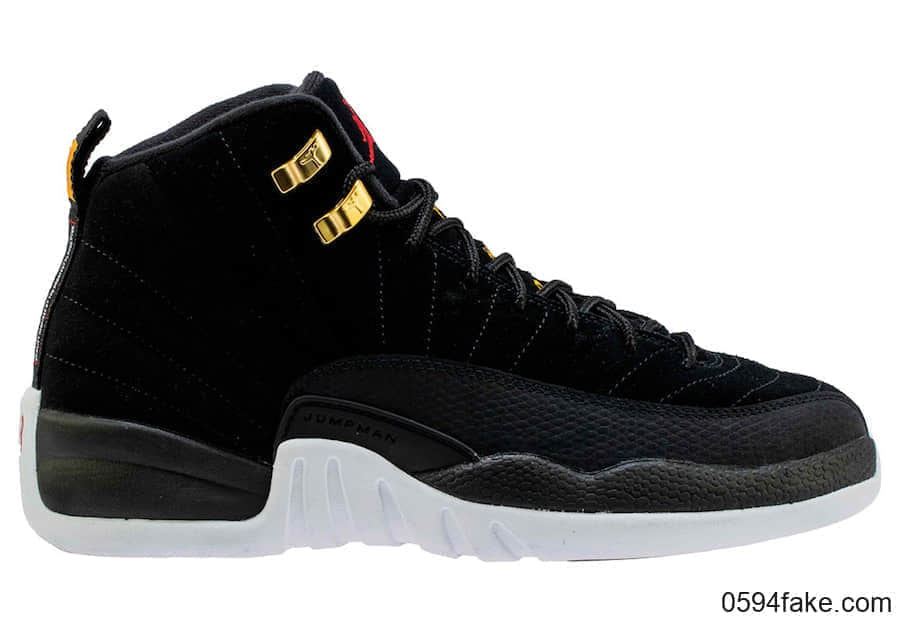 “反转金扣”Air Jordan 12最新实物图释出!本月月底发售! 货号:130690-017