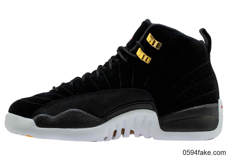 “反转金扣”Air Jordan 12最新实物图释出!本月月底发售! 货号:130690-017