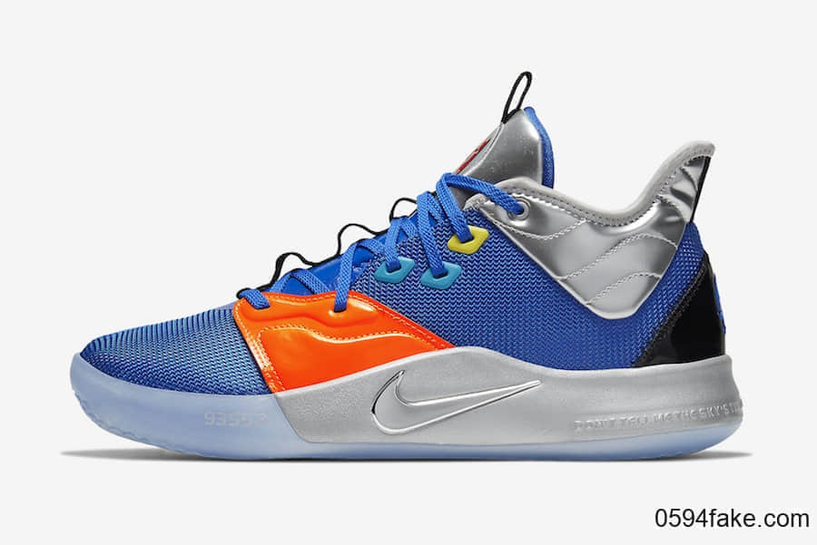 全新Nike PG 3 NASA官图释出!你心动了吗? 货号:CI2667-400