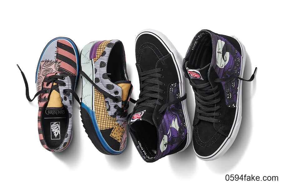 你想要的日常搭配鞋款都在这里了!怪异又可爱!Vans“The Nightmare Before Christmas”系列将于10月4日发售!