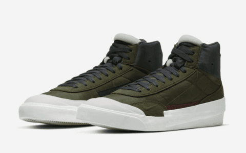 沉稳军绿色!Nike Drop Type Mid“ Legion Green”现已发售! 货号:BQ5190-100