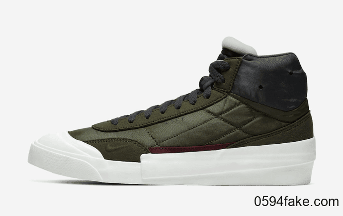沉稳军绿色!Nike Drop Type Mid“ Legion Green”现已发售! 货号:BQ5190-100