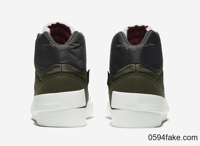 沉稳军绿色!Nike Drop Type Mid“ Legion Green”现已发售! 货号:BQ5190-100