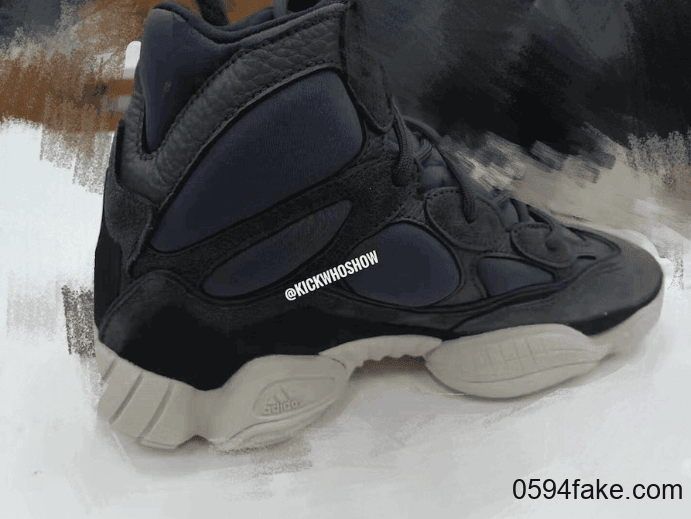 卡戴珊大姐上脚Yeezy 500 High!看着有点cool!