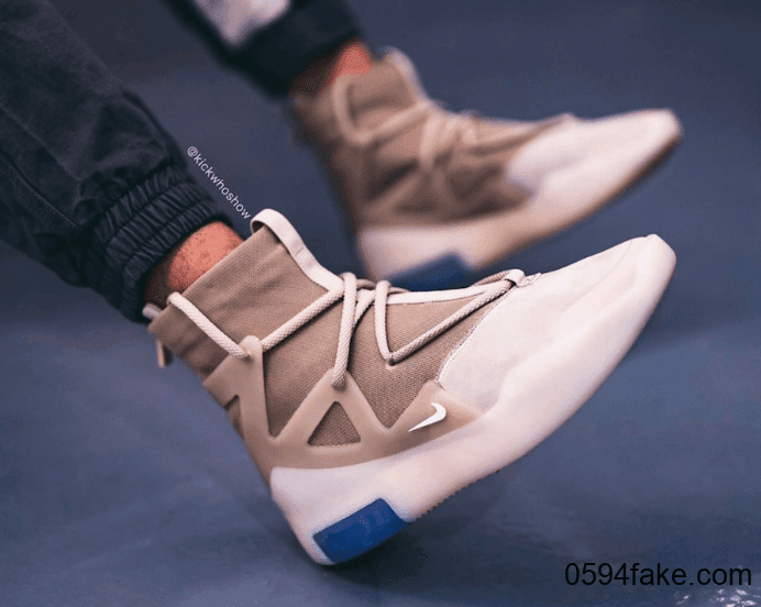 秋日气质燕麦色!Nike Air Fear of God 1“ Oatmeal”将于11月2日发售! 货号:AR4237-900