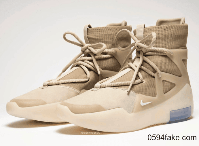 秋日气质燕麦色!Nike Air Fear of God 1“ Oatmeal”将于11月2日发售! 货号:AR4237-900