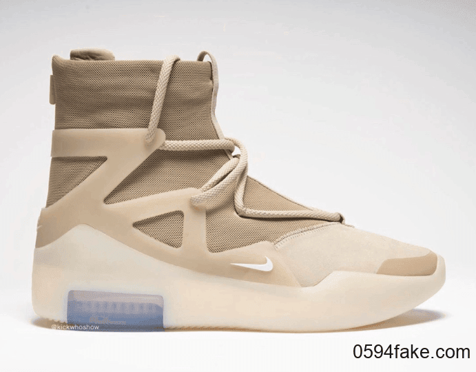 秋日气质燕麦色!Nike Air Fear of God 1“ Oatmeal”将于11月2日发售! 货号:AR4237-900