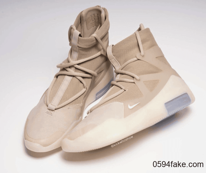 秋日气质燕麦色!Nike Air Fear of God 1“ Oatmeal”将于11月2日发售! 货号:AR4237-900