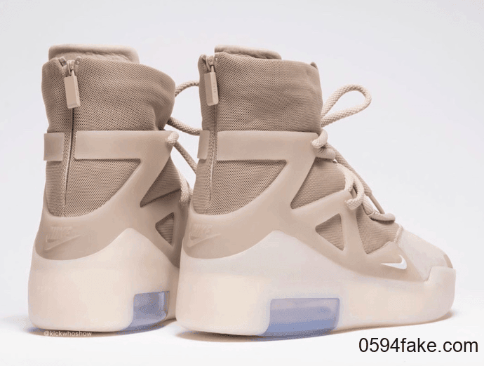 秋日气质燕麦色!Nike Air Fear of God 1“ Oatmeal”将于11月2日发售! 货号:AR4237-900