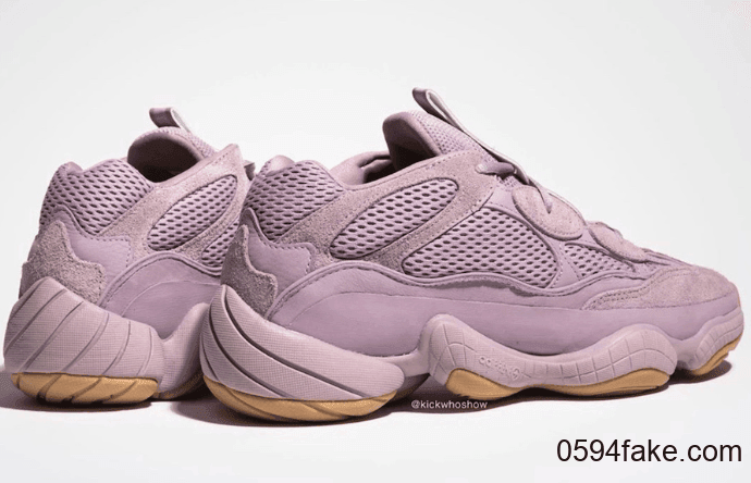 Yeezy 500 “Soft Vision”释出最新实物图!少女心和复古兼具! 货号:FW2656
