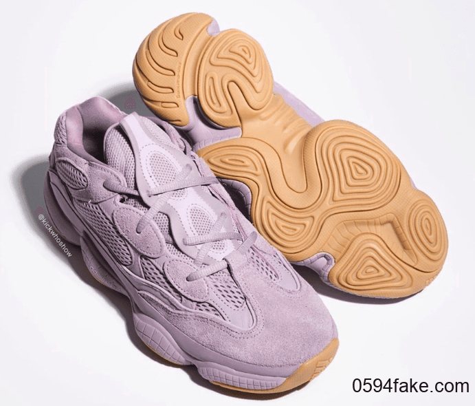 Yeezy 500 “Soft Vision”释出最新实物图!少女心和复古兼具! 货号:FW2656