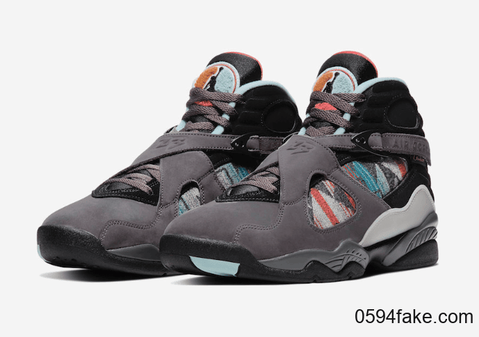 特色民族图腾印花!Air Jordan 8 N7 Pendleton释出官图! 货号:CQ9601-001