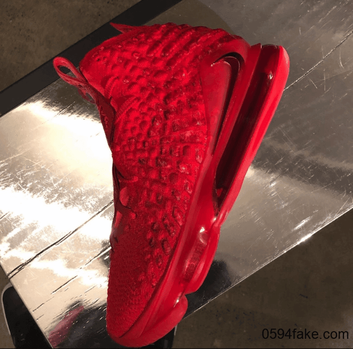 活力大气全红配色!Nike LeBron 17“ University Red”即将发售! 货号:BQ3177-600