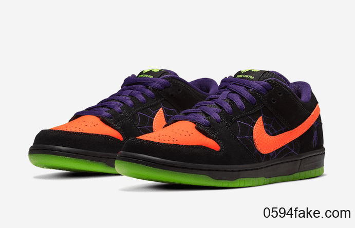 浓郁万圣节氛围!Nike SB Dunk Low “Night of Mischief” 月底发售!还有限定鞋盒等你拿! 货号:BQ6817-006