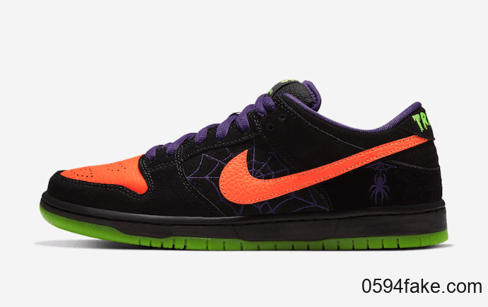 浓郁万圣节氛围!Nike SB Dunk Low “Night of Mischief” 月底发售!还有限定鞋盒等你拿! 货号:BQ6817-006