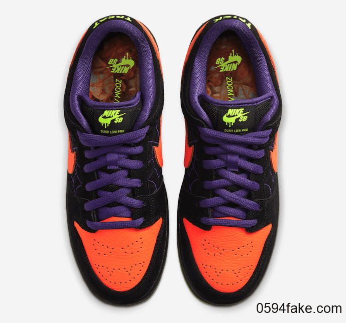 浓郁万圣节氛围!Nike SB Dunk Low “Night of Mischief” 月底发售!还有限定鞋盒等你拿! 货号:BQ6817-006