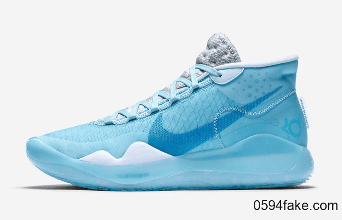 无法抗拒的小清新!Nike KD 12“ Blue Gaze”释出官图! 货号:AR4229-400
