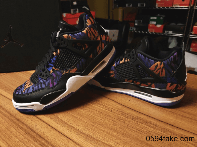 Air Jordan 4再曝新配色!这个虎纹鞋面我心动了! 货号:BQ9043-005