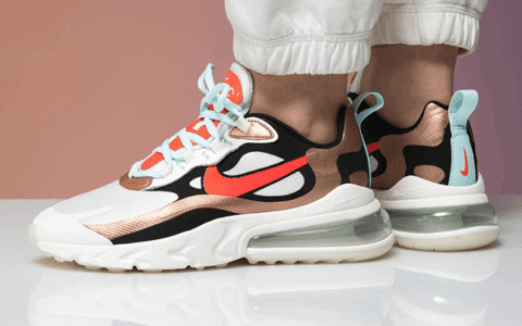 全新Air Max 270 React现已发售!颜值性能兼具! 货号:CT3428-100