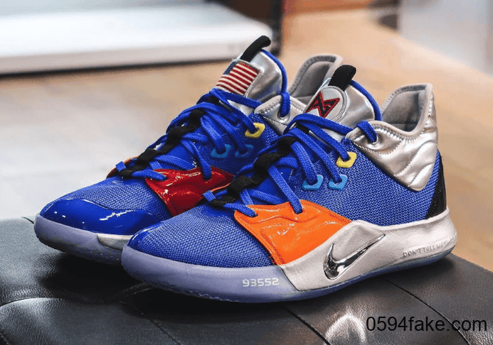全新Nike PG 3 NASA即将登场!科幻感十足! 货号:CI2666B-400