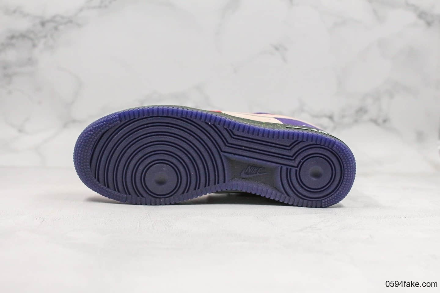 耐克Nike Air Force 1 What The LA纯原版本低帮空军一号洛杉矶限定鸳鸯配色内置气垫原盒原标 货号:CT1117-100