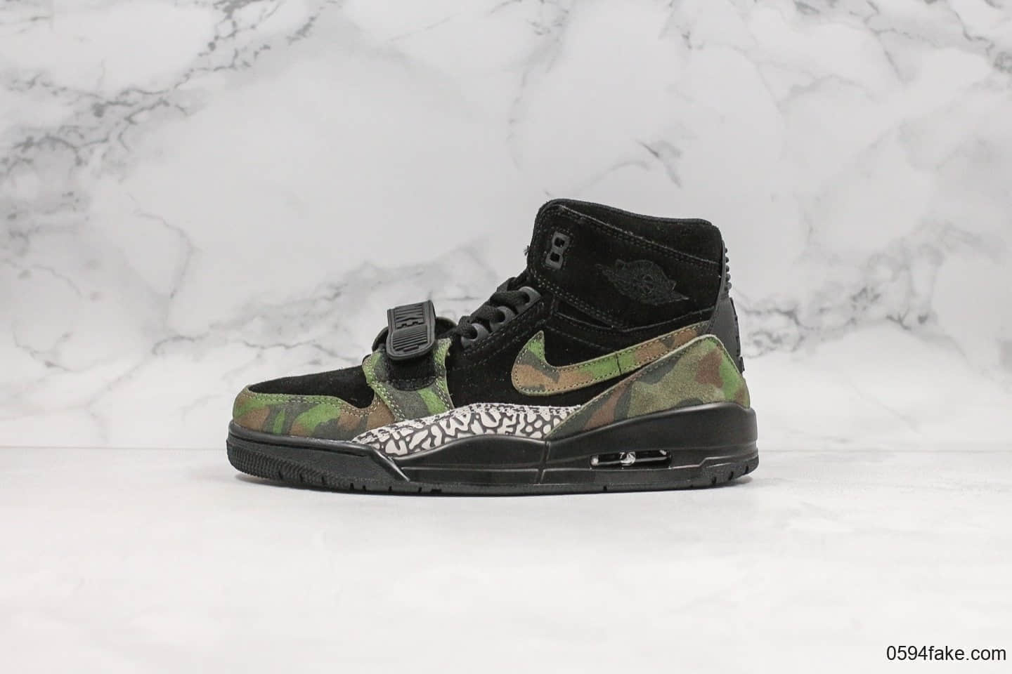 乔丹Air Jordan Legacy 312 NRG P纯原版本AJ312迷彩配色内置气垫原盒原标高帮乔丹篮球鞋 货号:AV3922-003