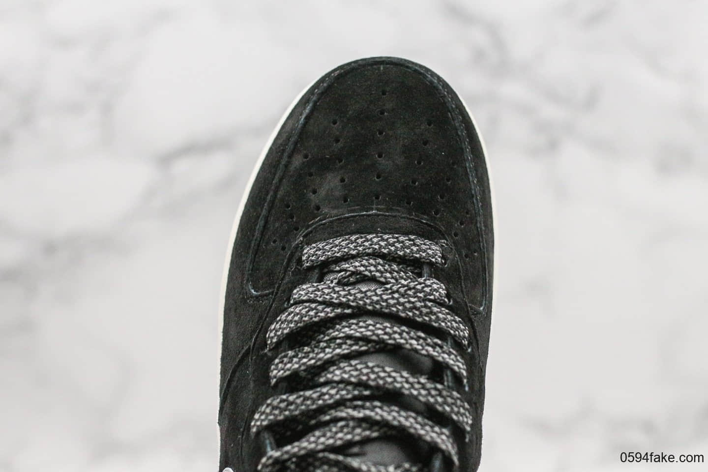 耐克Nike Air Force 1 Mid ’07纯原版本3M反光中帮空军一号黑满天星配色内置全掌sole气垫原盒原标原厂钢印 货号:AA1118-009