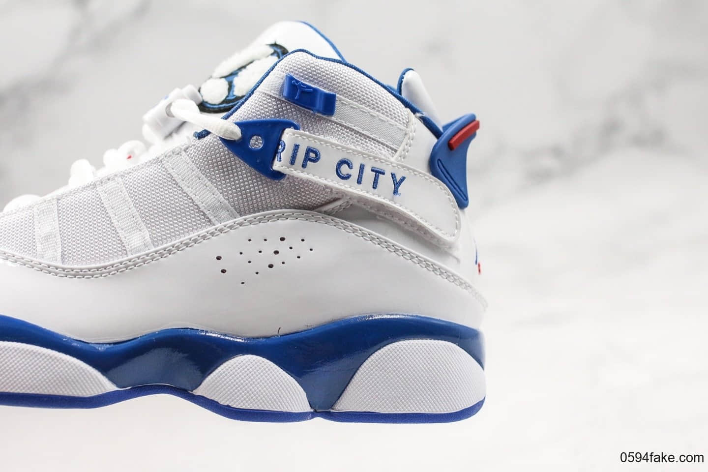 乔丹Air Jordan 6 RIngs纯原版本六冠王AJ6蓝白配色内置原厂纤维碳板中底原装猫眼实战篮球鞋 货号:322992-051