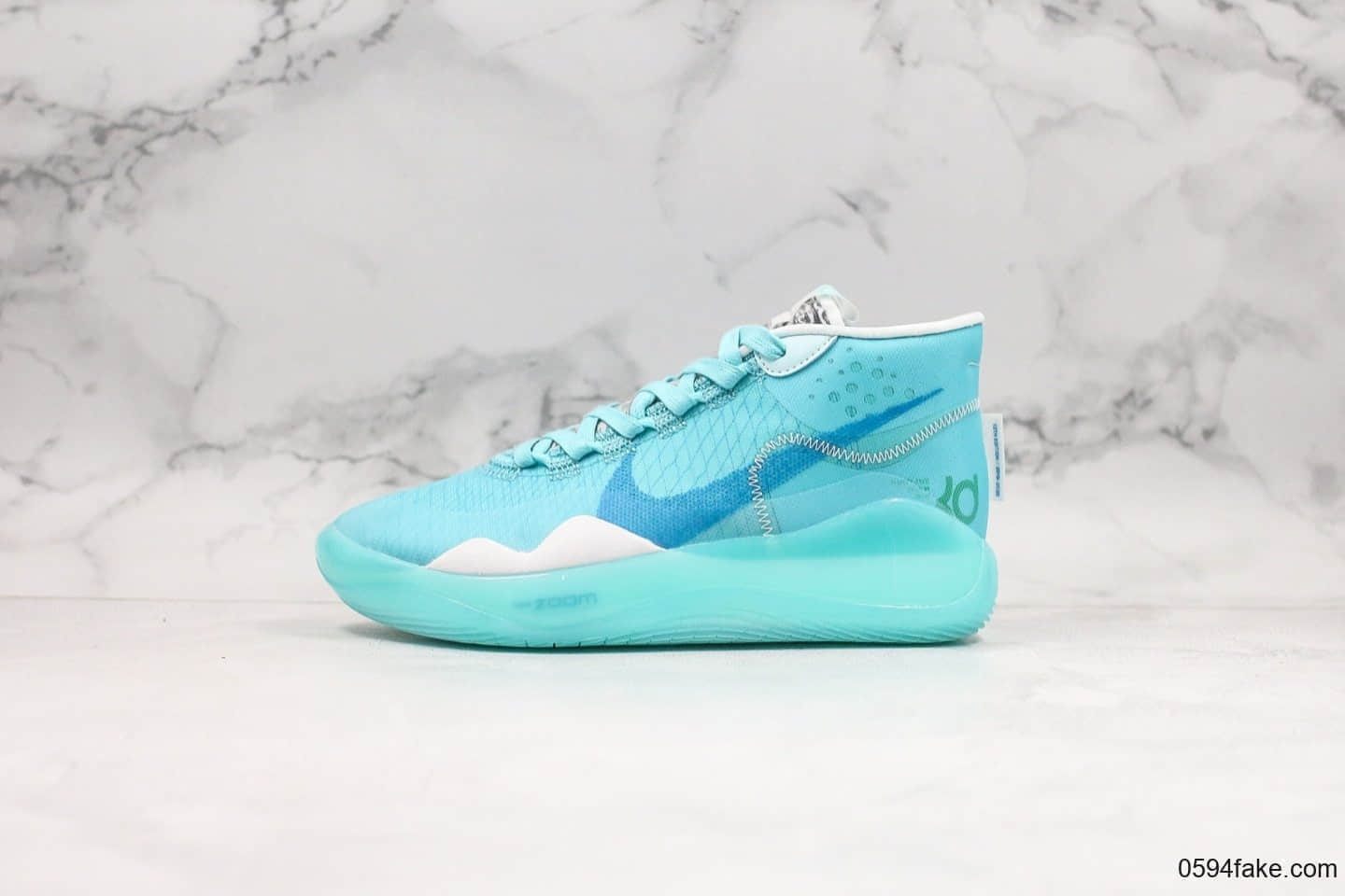 耐克Nike Zoom KD12 EP SJX纯原版本杜兰特12代蓝色内置双层ZOOM气垫支持高强度实战 货号:AR4230-404